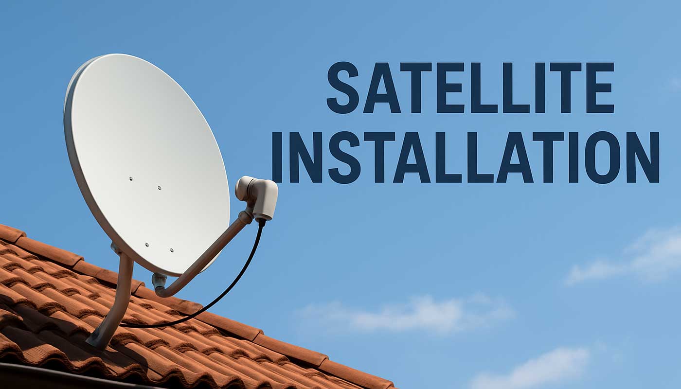 Satellite installation